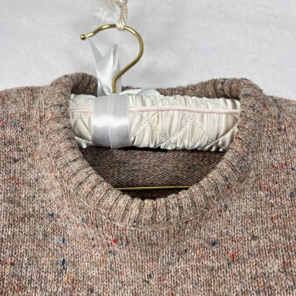 Vintage Robert Bruce Sweater Mens M Wool Red Blue Geometric Pattern Heavyweight - Picture 8 of 13